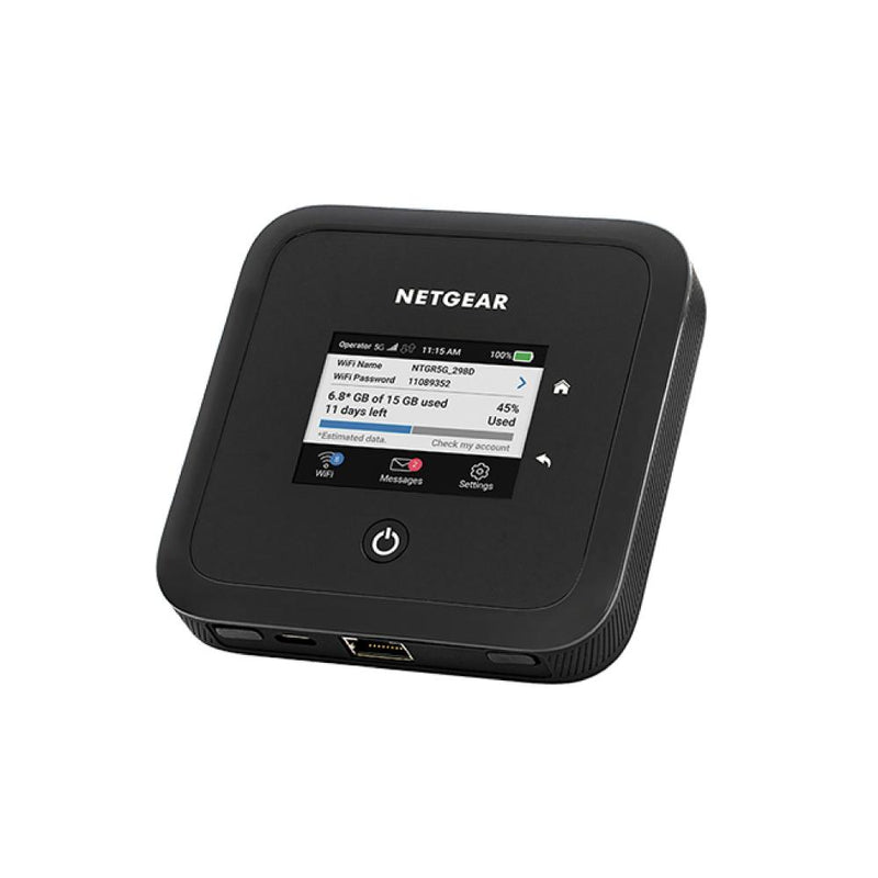 NETGEAR Nighthawk MR5200 M5 Mobile Router with WiFi 6 – Ultrafast 5G | Connect up to 32 Devices | Secure Wireless Network Anywhere | Unlocked For All Major Mobile Providers(Black)