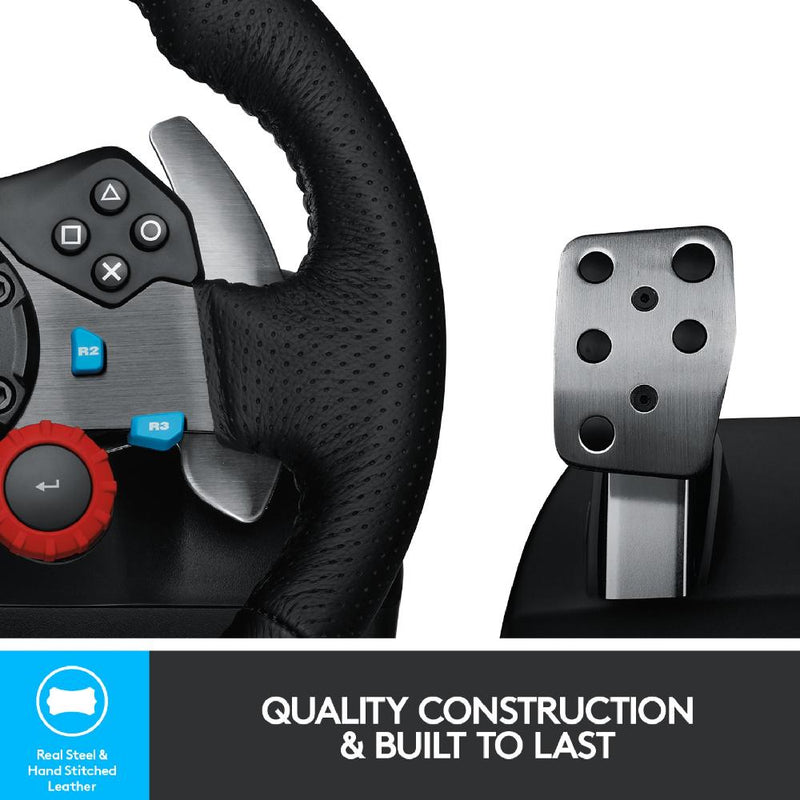 Volant de jeu avec pédales réactives Simulation Racing Wheel Dual-Motor  Feedback Driving Force Racing Wheel Apprendre à conduire une voiture :  : Jeux vidéo