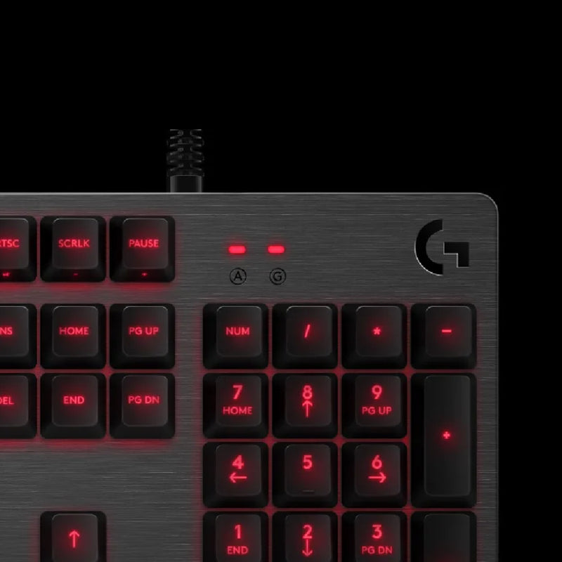LOGITECH G413 Mechanical Gaming Keyboard - CARBON - USB - RED LED - FRA (AZERTY)