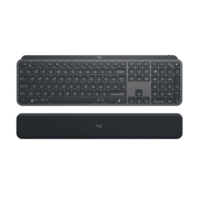 LOGITECH MX Keys Plus Advanced Wireless Illuminated Keyboard with Palm Rest (QWERTY Layout)