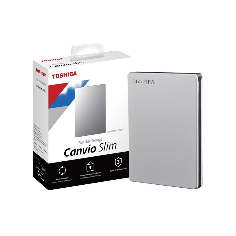 Toshiba Canvio Slim Portable Hard Drive