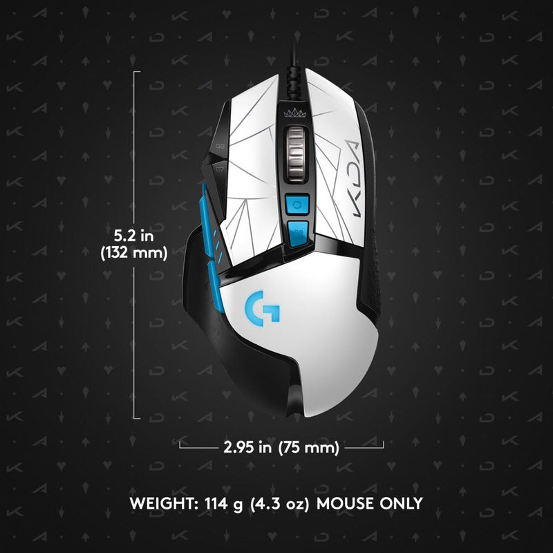 LOGITECH G502 HERO High Performance USB Gaming Mouse - KDA