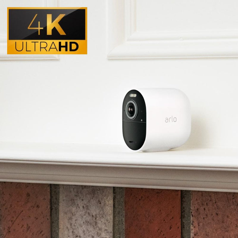 Arlo Ultra 2 Spotlight Camera - Add-on - Wireless Security, 4K Video & HDR, Color Night Vision, Wire-Free, Requires a SmartHub or Base Station sold separately, White - VMC5040
